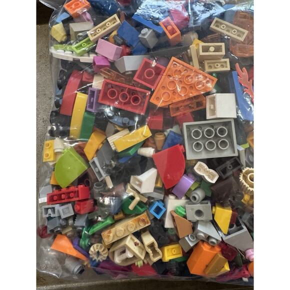 2 TWO POUNDS MIXED LOT OF CLEAN LEGO PIECES from Sets - Picture 7 of 8